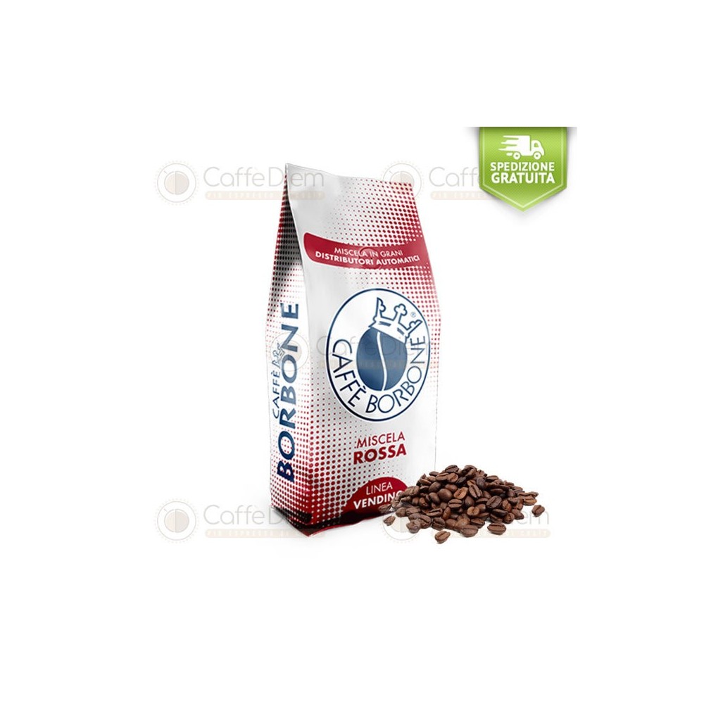 Original Borbone Coffee Beans Miscela Rossa Red Blend | Caffè Diem