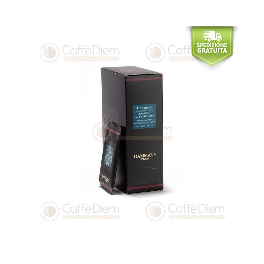 DAMMANN FRERES THE OOLONG CARAMEL AU BEURRE SALÉ - 24 BUSTINE CRISTAL