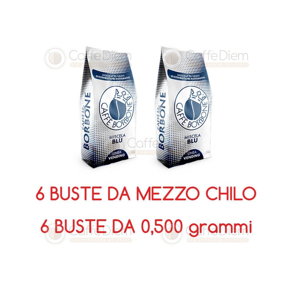 Original Borbone Coffee Beans Miscela Blu Blue Blend | Caffè Diem