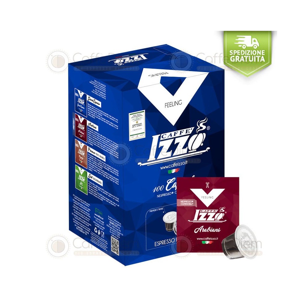 Izzo Arabians 100 Capsule Compatibili NESPRESSO