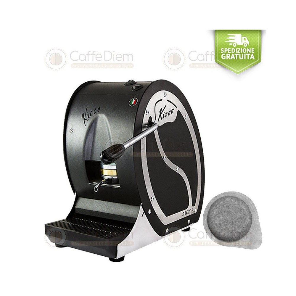 Macchina Caffè Aroma Kicco a Cialde di Carta - NERA