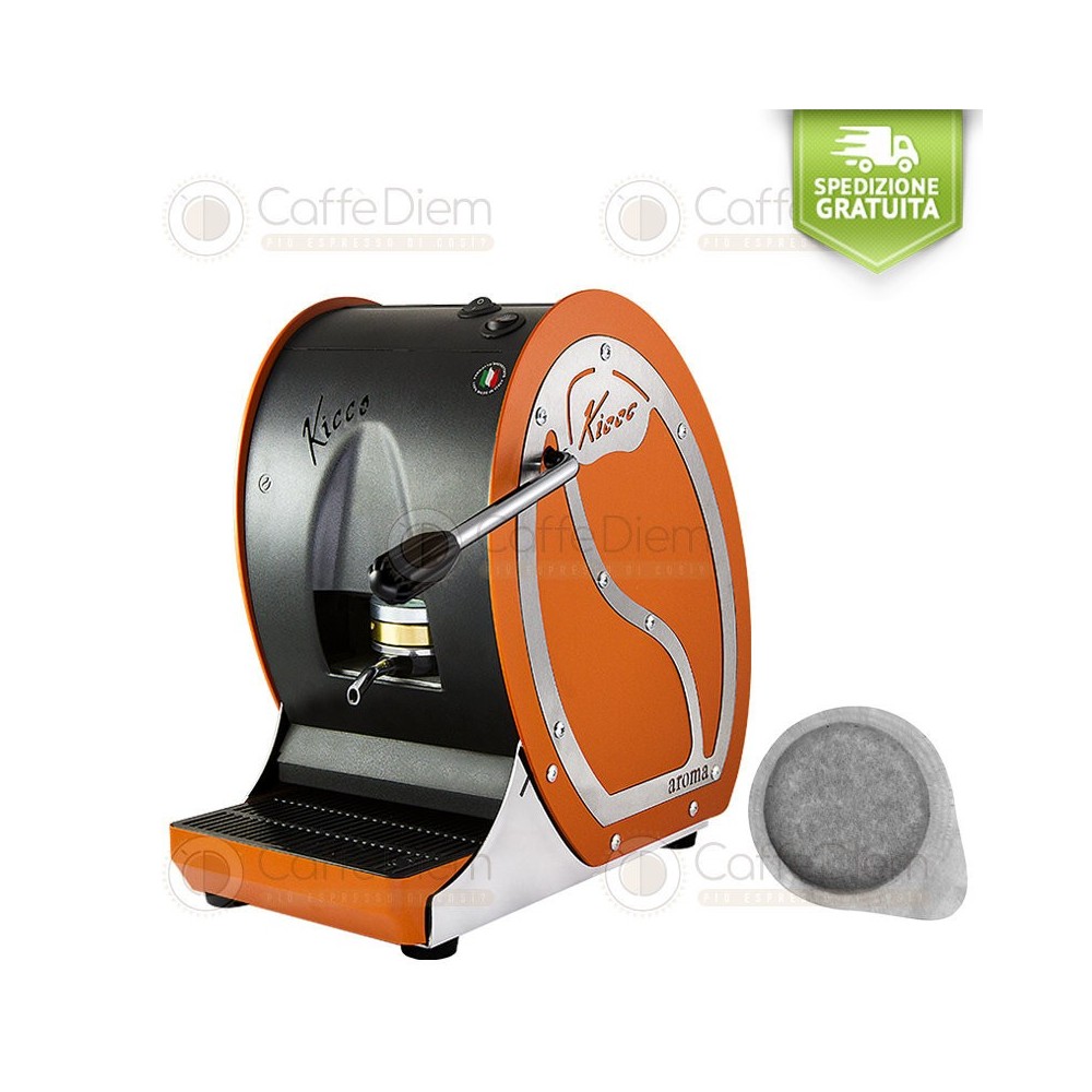 Macchina Caffè Aroma Kicco a Cialde di Carta - ARANCIO