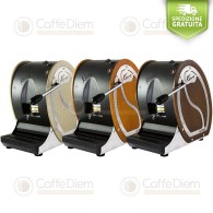 AROMA KICCO KIKKO MACCHINA CAFFE  LEGNO ACERO MOGANO CILIEGIO