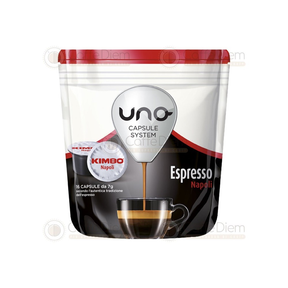 Original Kimbo Uno System Napoli Naples Coffee Capsules | Caffè Diem