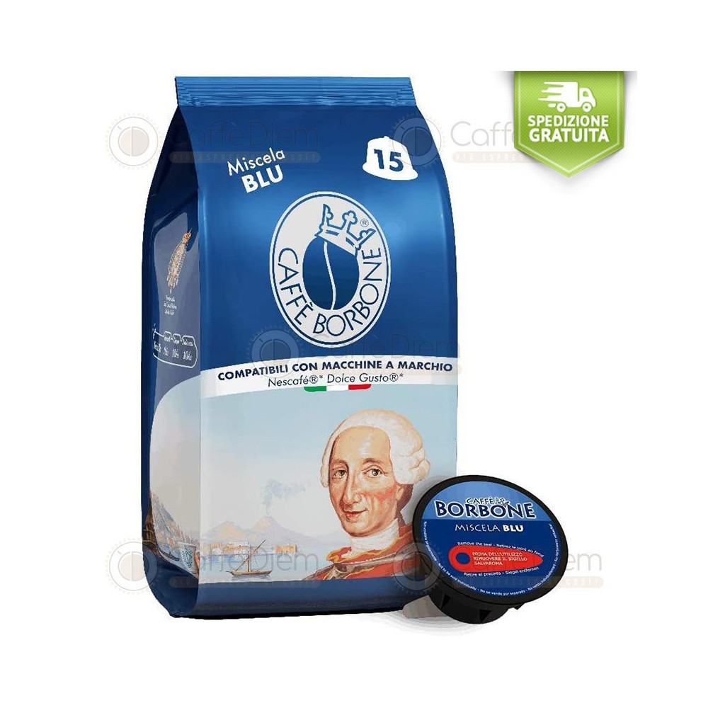 Borbone Caffè 180 Capsule Compatibili Nescafè Dolce Gusto Miscela Nera