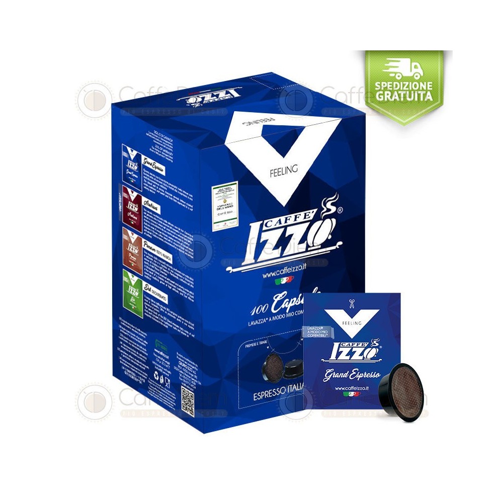 Izzo GRAND ESPRESSO 600 Capsule Compatibili Lavazza A Modo Mio