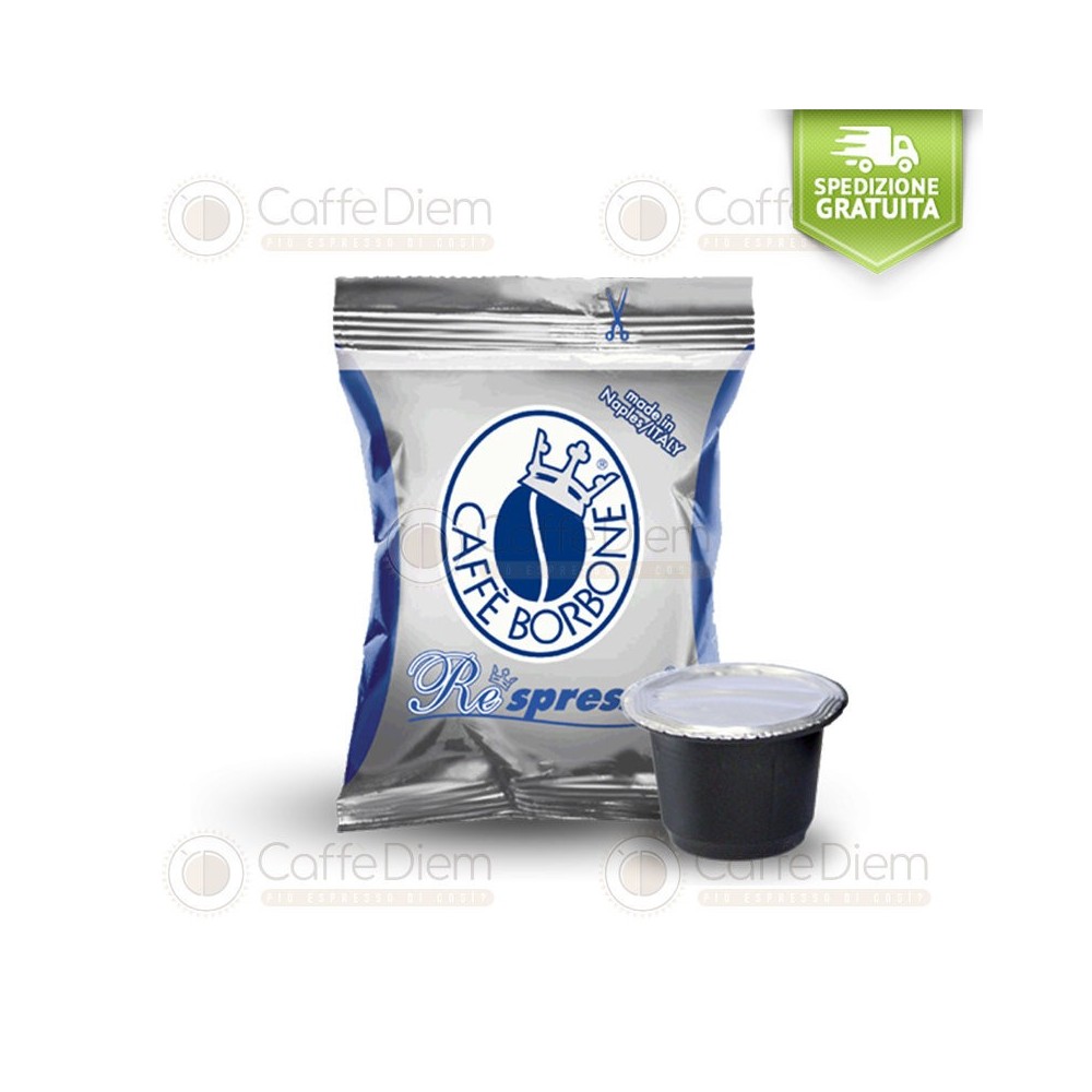 Borbone Respresso Blue Blend Miscela Blu Coffee Capsules | Caffè Diem