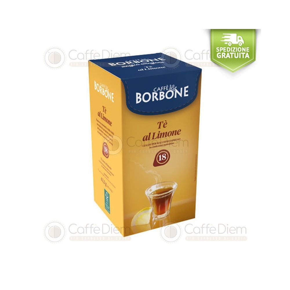 Borbone Lemon Tea Pods | Caffè Diem