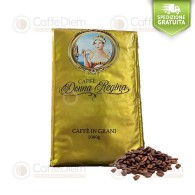 Original Donna Regina Coffee Beans Forte Napoletano Dark Neapolitan Blend