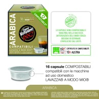 Offerta 256 Capsule Vergnano Compatibili A Modo Mio ARABICA Caffè