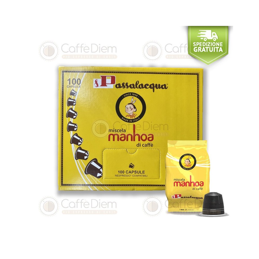 Capsule Compatibili Nespresso Caffè Passalacqua Manhoa