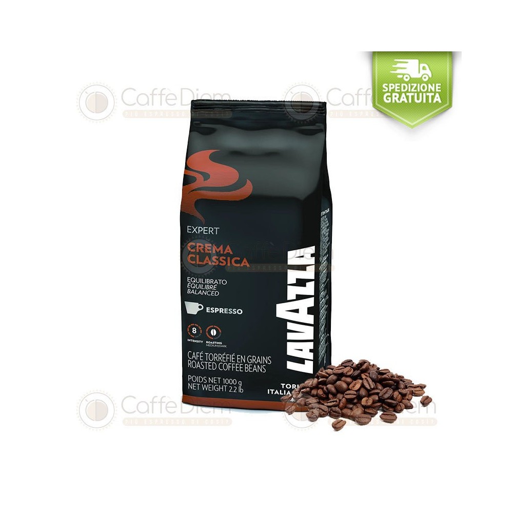Coffee Beans Lavazza Espresso Crema Classica| Caffè Diem