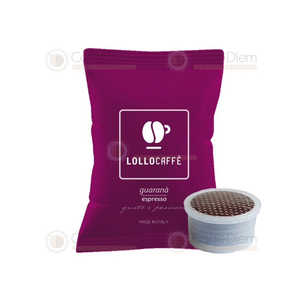 Lollo Coffee Capsules Compatible with Lavazza Espresso Point Guaranà| Caffè Diem