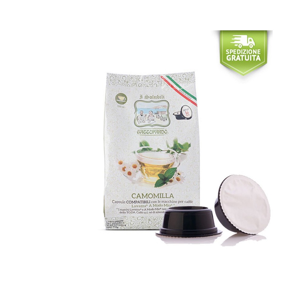 Coffee Capsules Toda Gattopardo CHAMOMILE A MODO MIO LAVAZZA