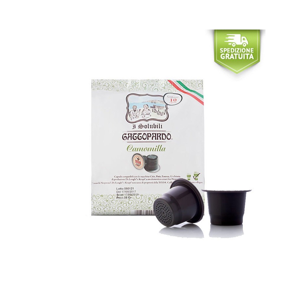 Capsules Nespresso Toda Gattopardo CHAMOMILLE