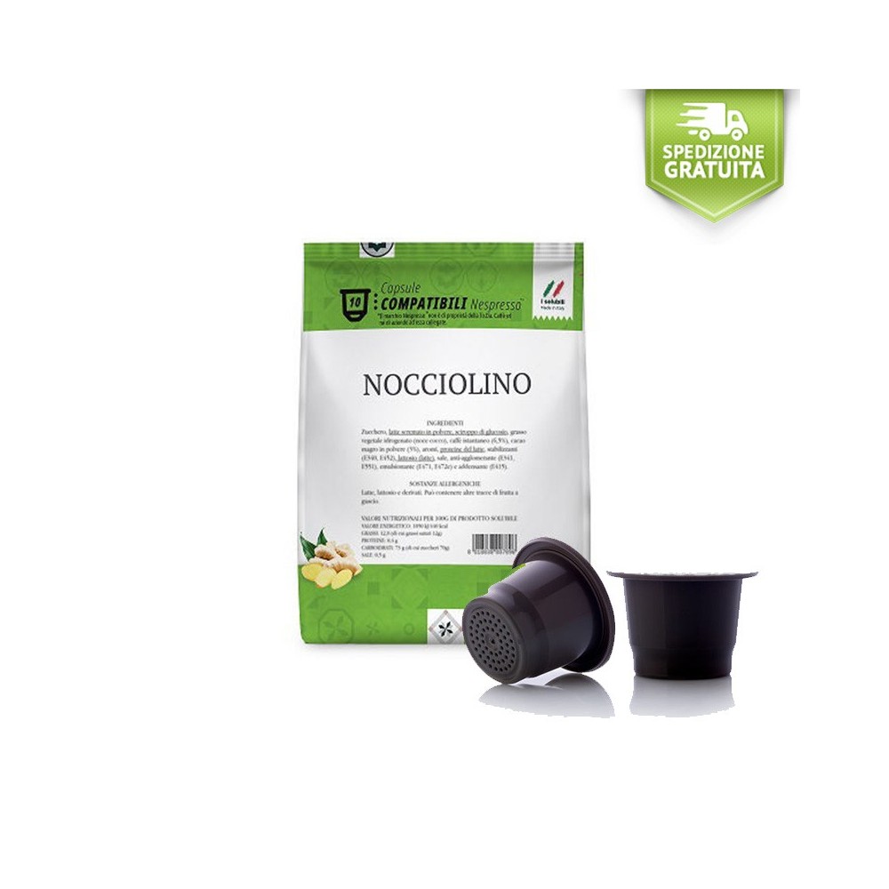 Capsules Nespresso Toda Gattopardo HAZELNUT