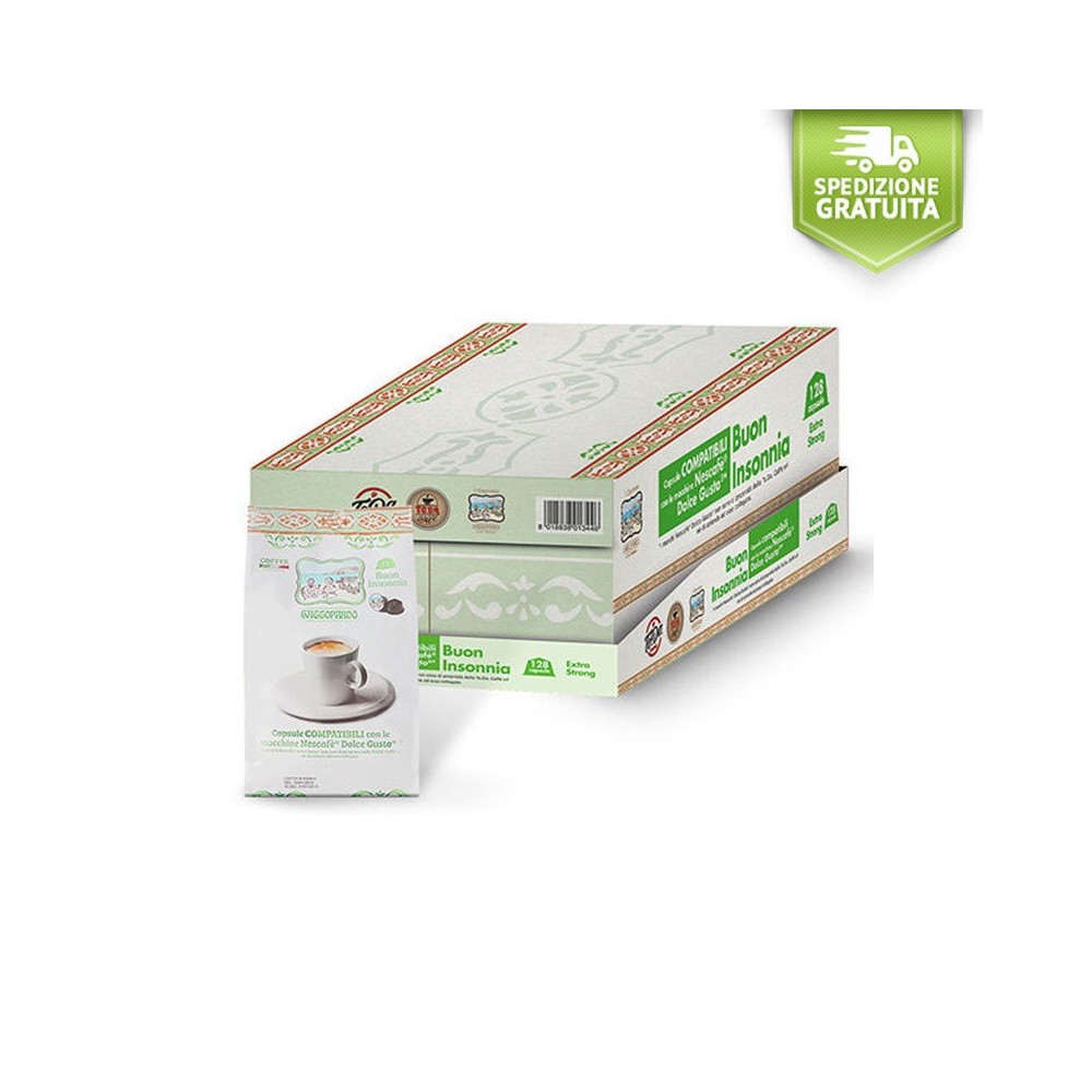 Coffee Capsules Dolce Gusto Toda Gattopardo Insonnia