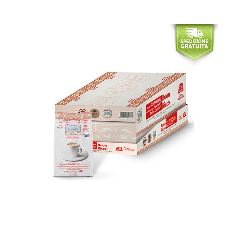 Coffee Capsules Dolce Gusto Toda Gattopardo Ricco