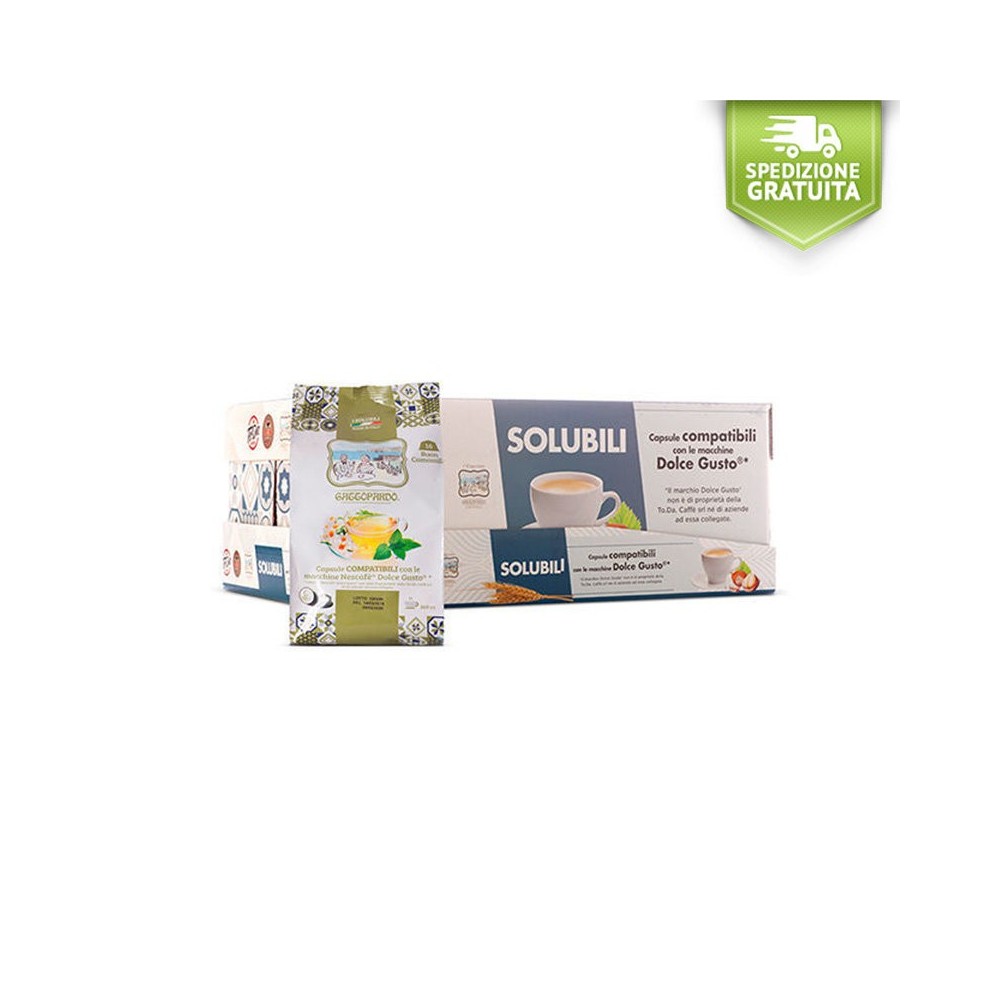 Coffee Capsules Dolce Gusto Toda Gattopardo Chamomille