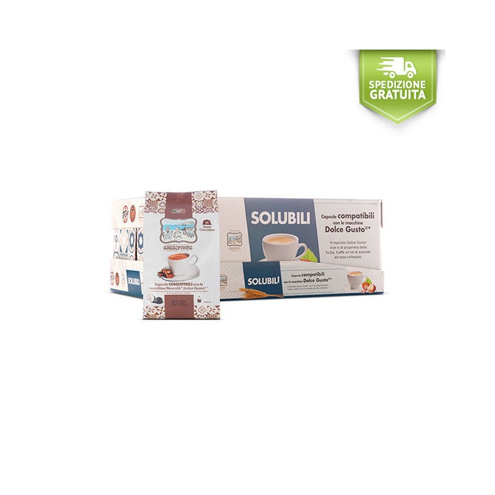 Coffee Capsules Dolce Gusto Toda Gattopardo chocolate
