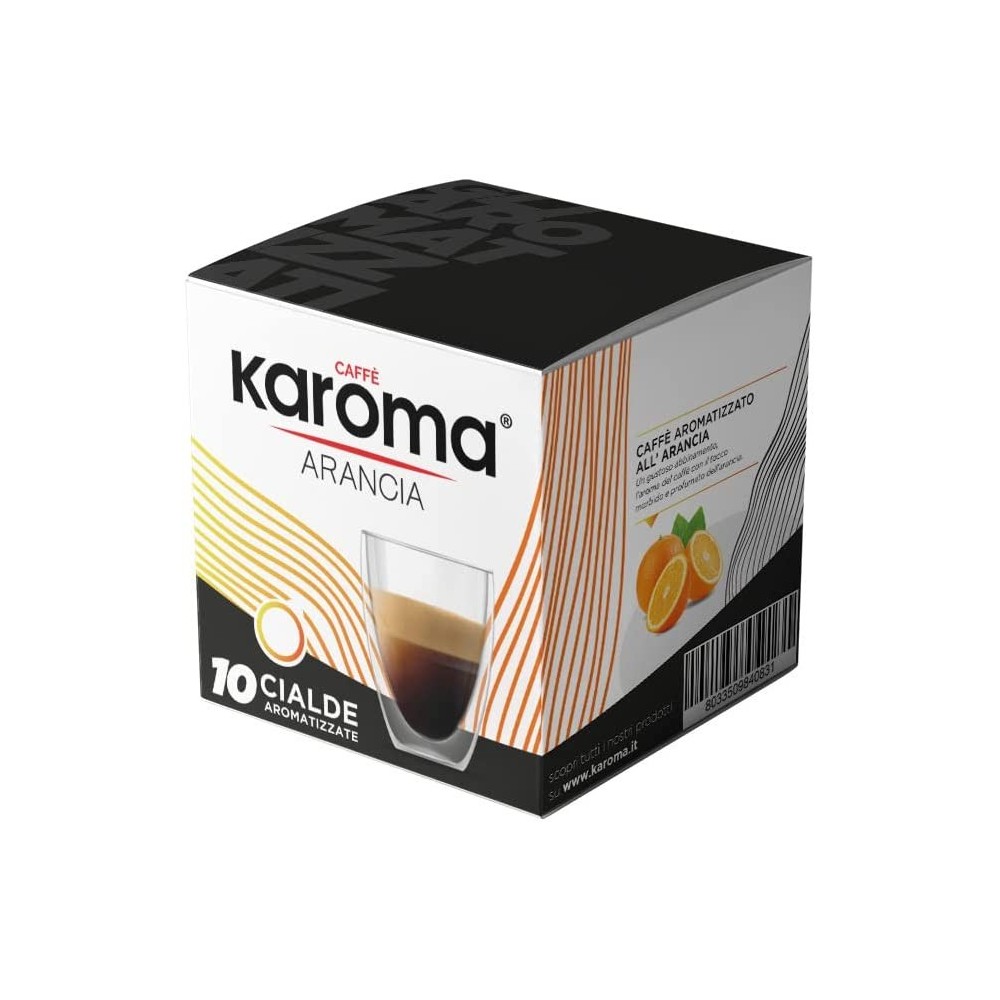 10 Coffee Pods Arancia Karoma