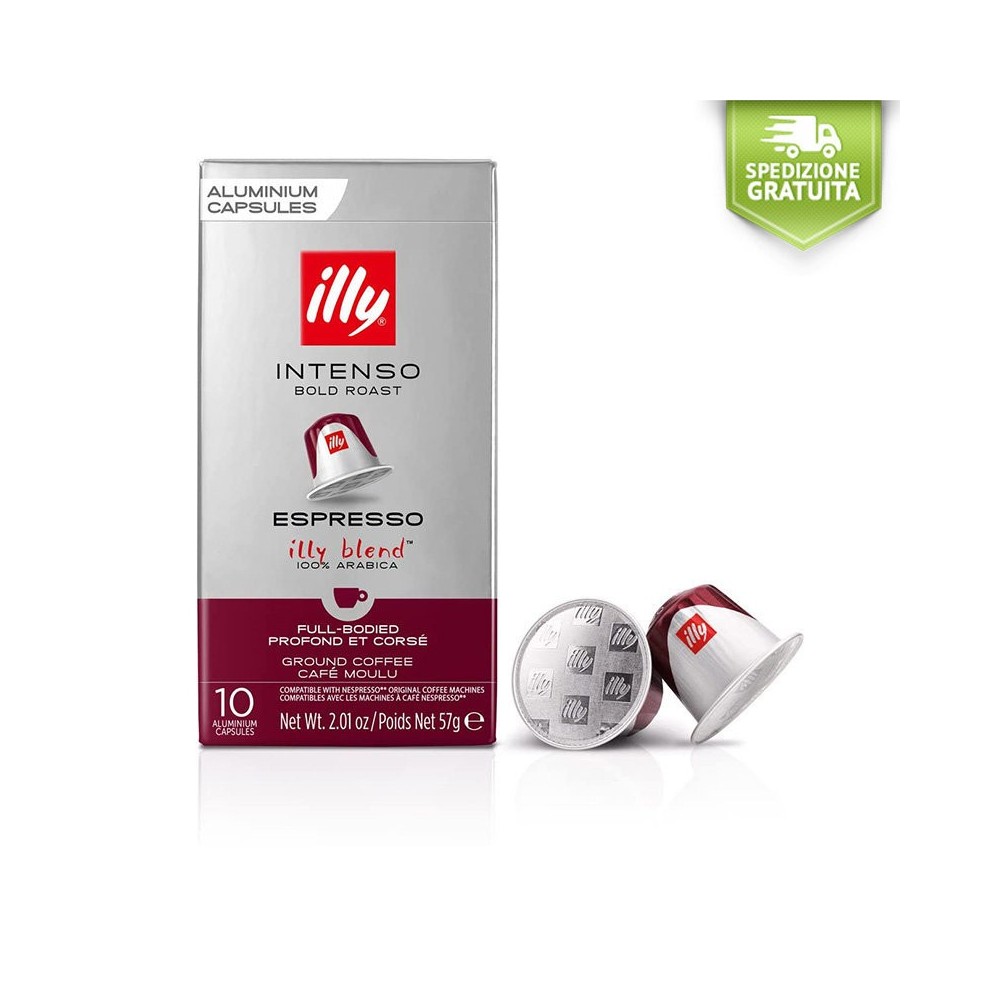 100 Capsule Nespresso illy Compatibili Tostato Intenso