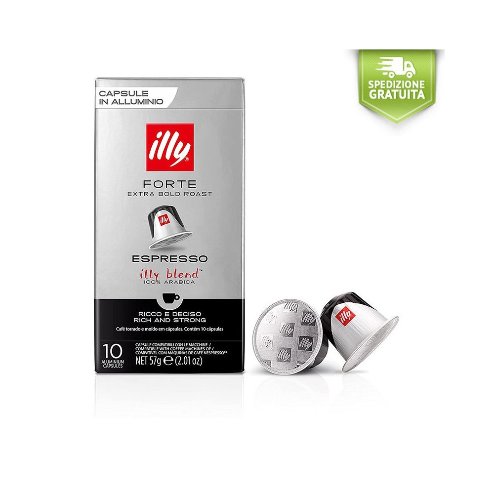 100 Capsule Nespresso illy Compatibili Tostato Forte