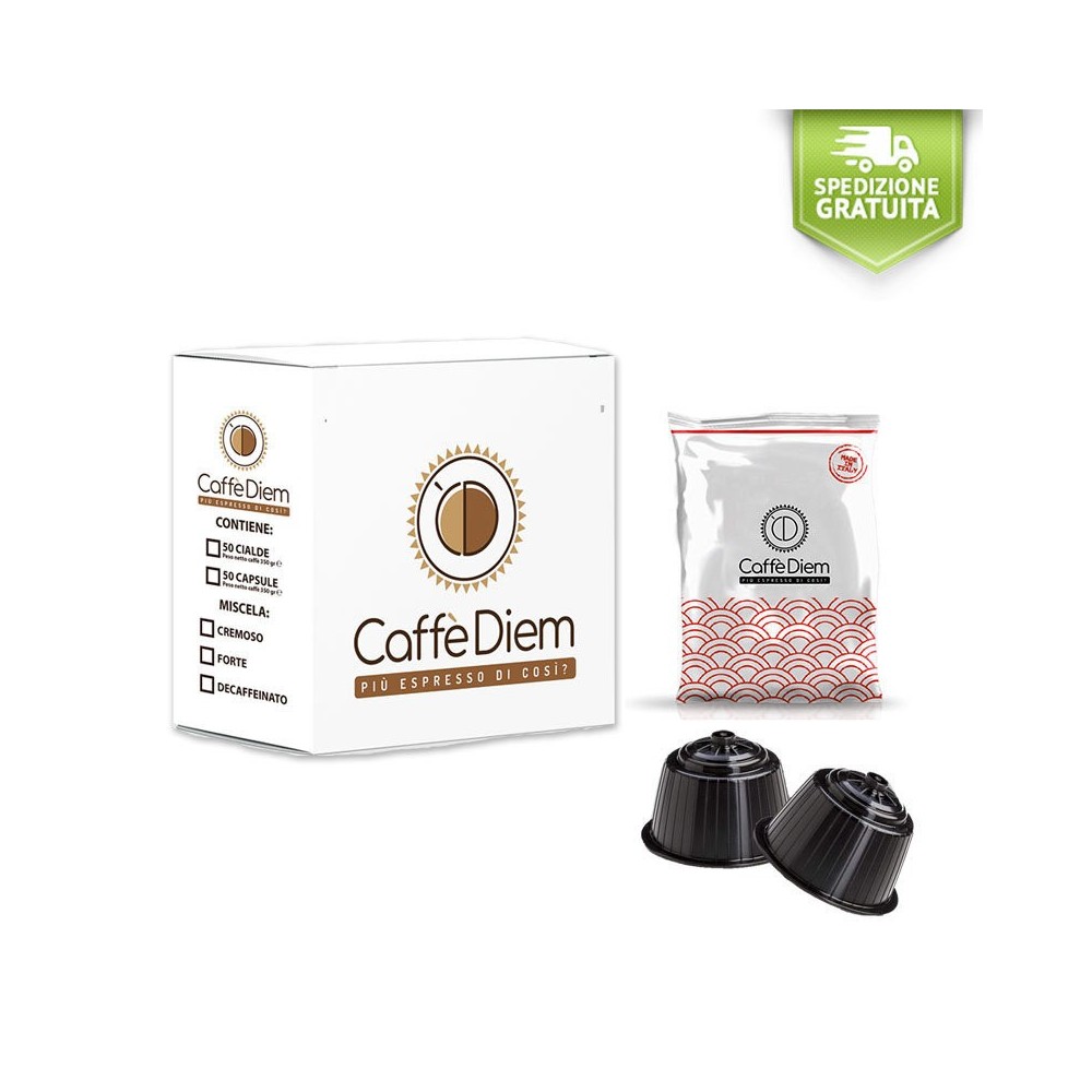 48 Coffee Capsules Compatible Dolce Gusto Caffè Diem CREMOSO