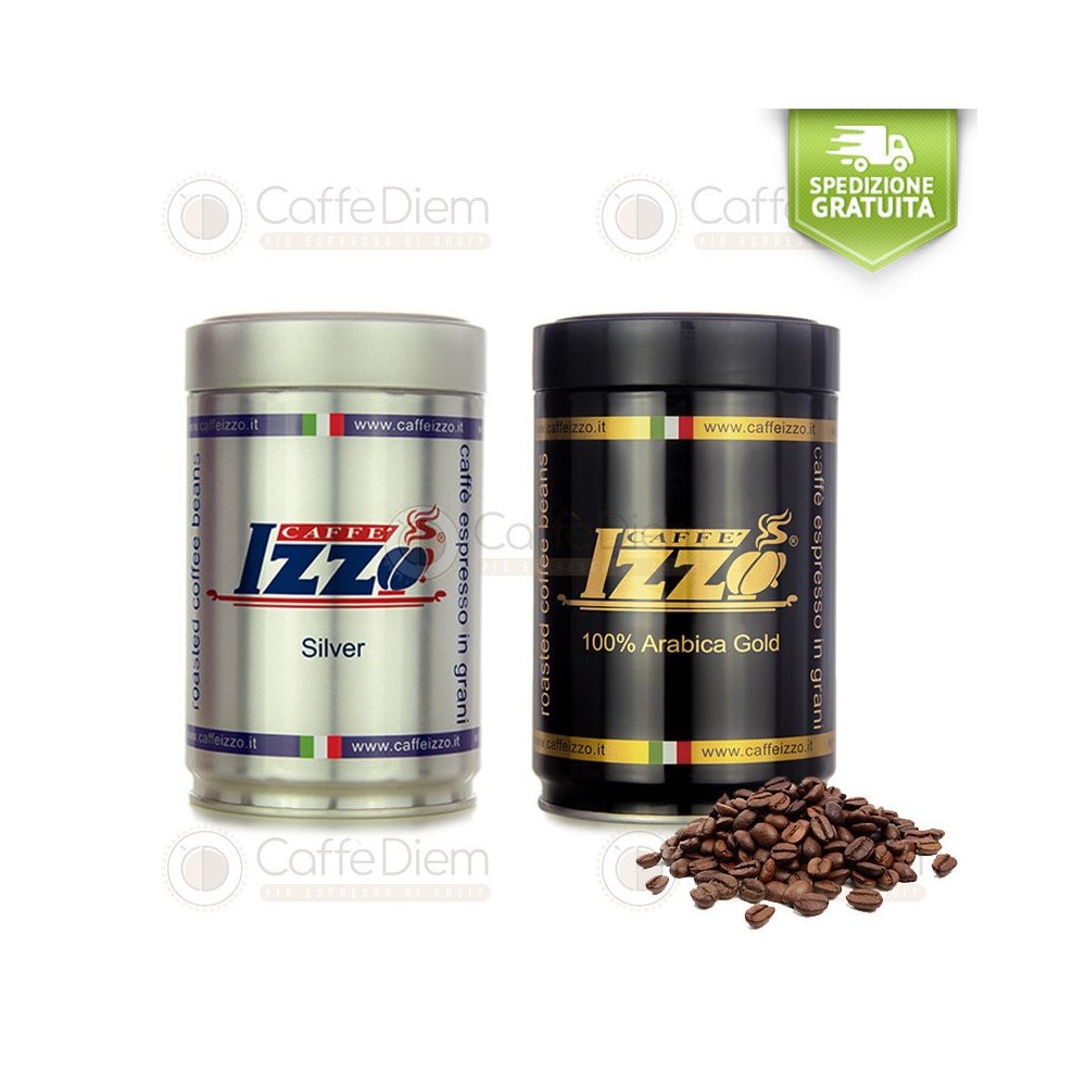 Coffee Beans Izzo 500gr Silver + 500gr Gold