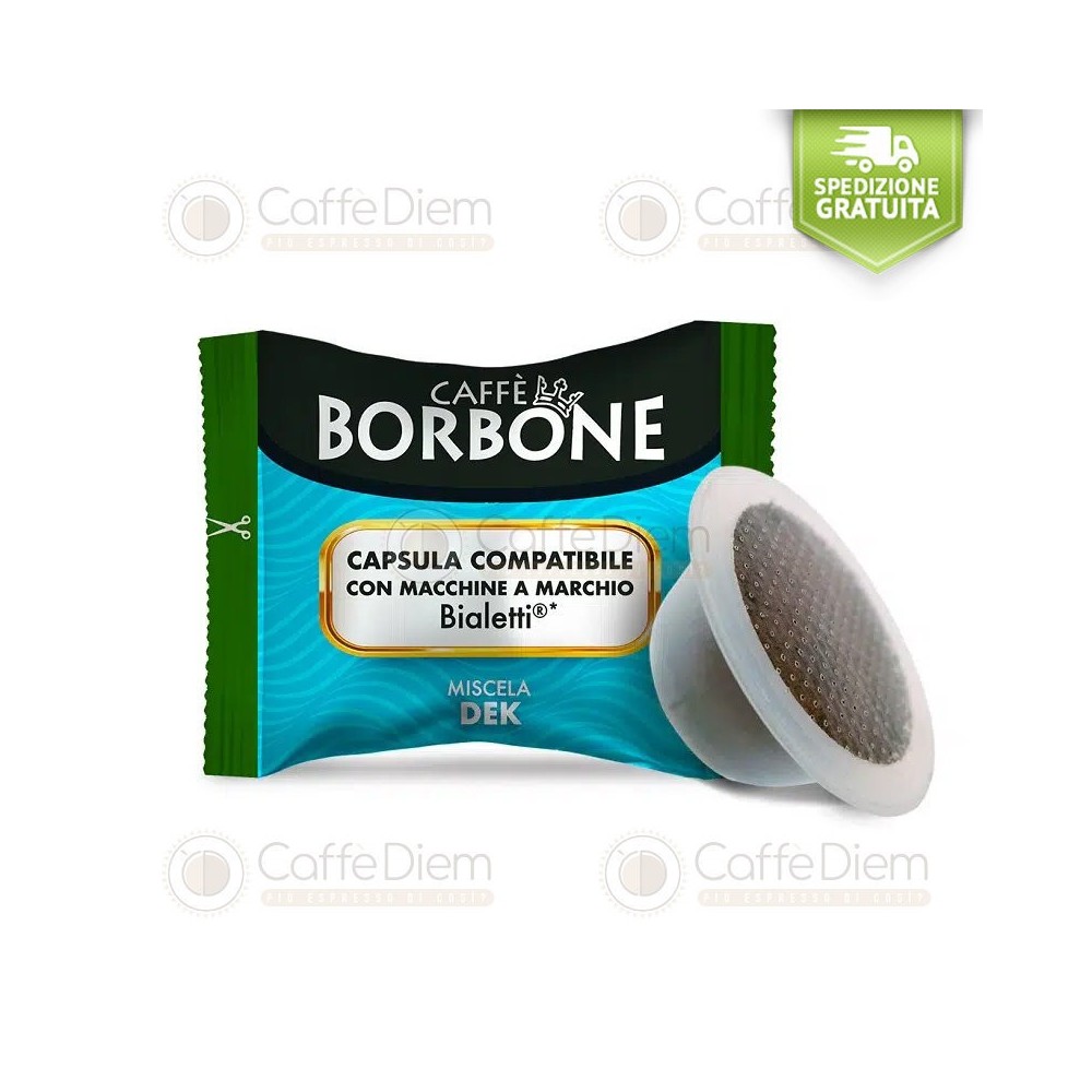 Borbone Capsules Bialetti Compatible Dek Blend