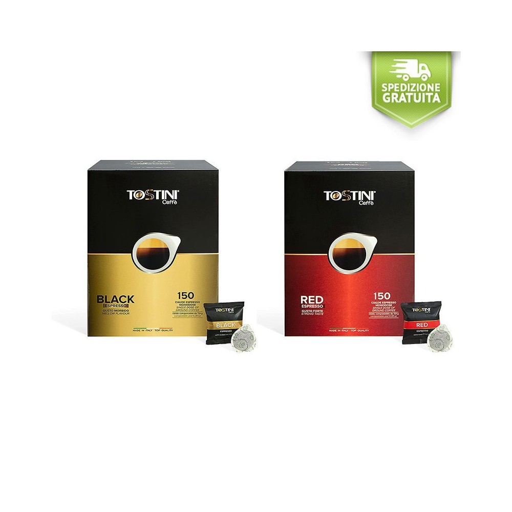 300 Coffee Pods Caffè Tostini 8 Grams