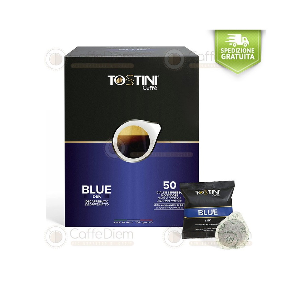150 Cialde Caffè TOSTINI Miscela DEK 8 grammi