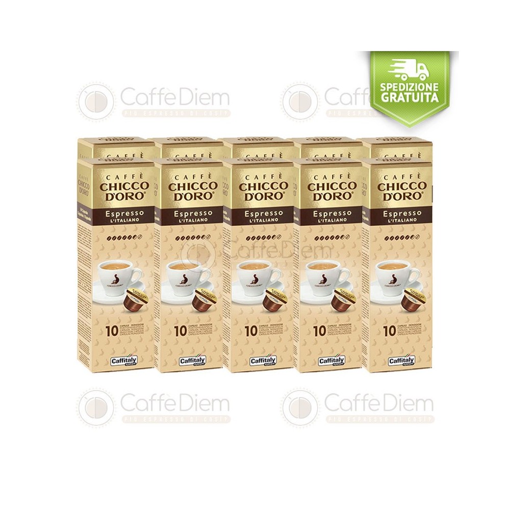 Caffitaly Chicco d'Oro Espresso L'Italiano 100 Capsule
