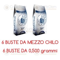 Caffè in Grani Borbone 12 buste da 500 grammi