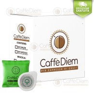 CAFFE' DIEM ESE PODS- BOX OF 150 PAPER PODS DEK BLEND