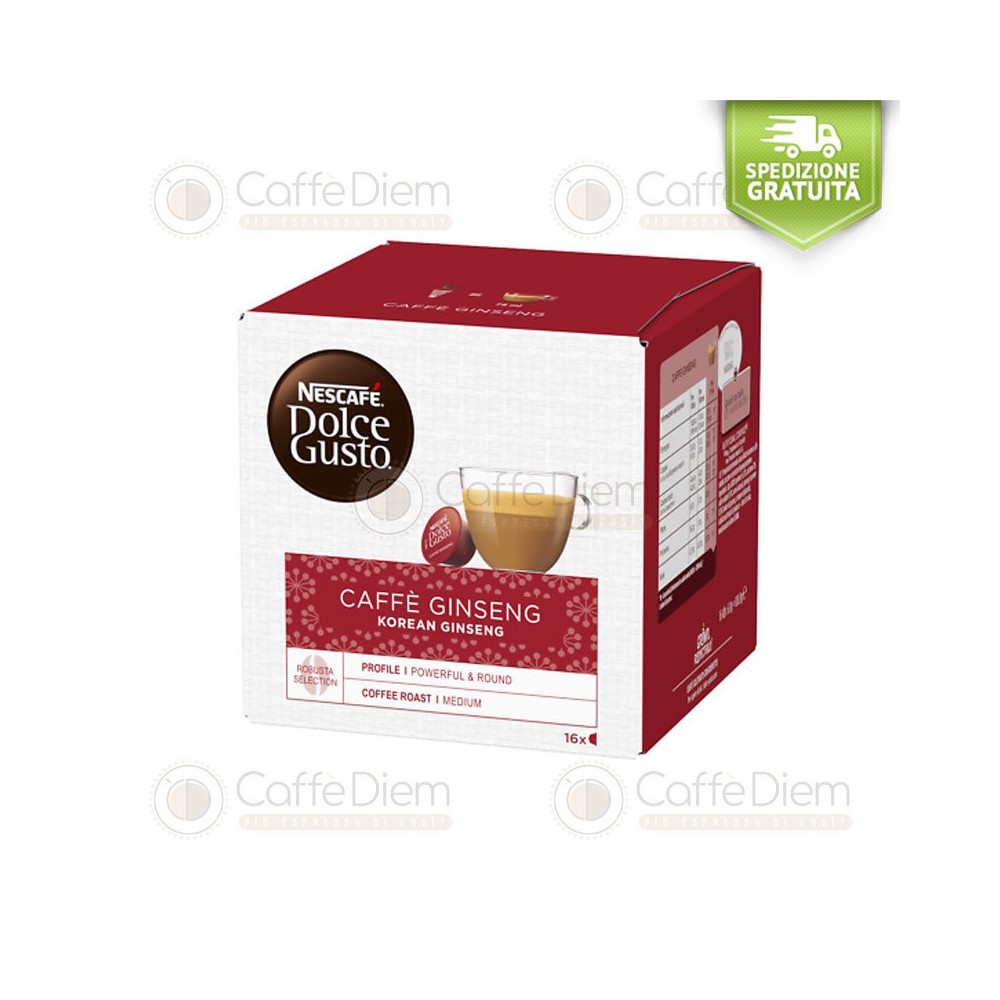Nescafé Dolce Gusto Ginseng- 3 Pack of 16 Coffee Capsules
