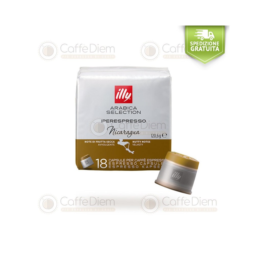 illy iperEspresso 108 Coffee Capsules Nicaragua 100% Arabica