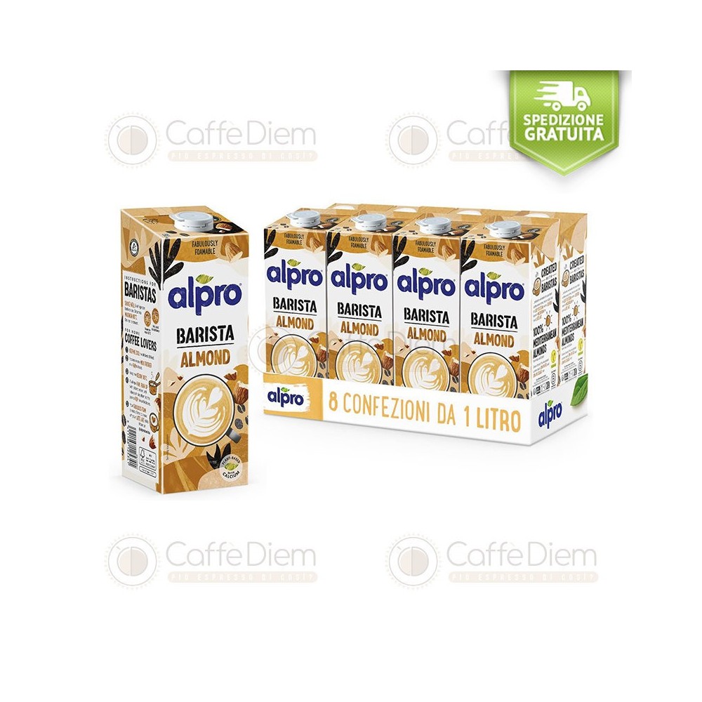 Alpro Barista Almond Mandorla 8 confezione da 1 Litro