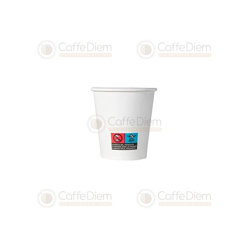 50 Bicchierini in Carta Caffè Espresso Professionali