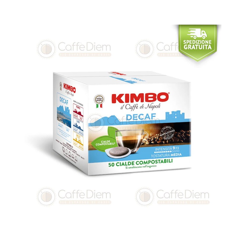 Kimbo Decaffeinated Pods | Caffè Diem