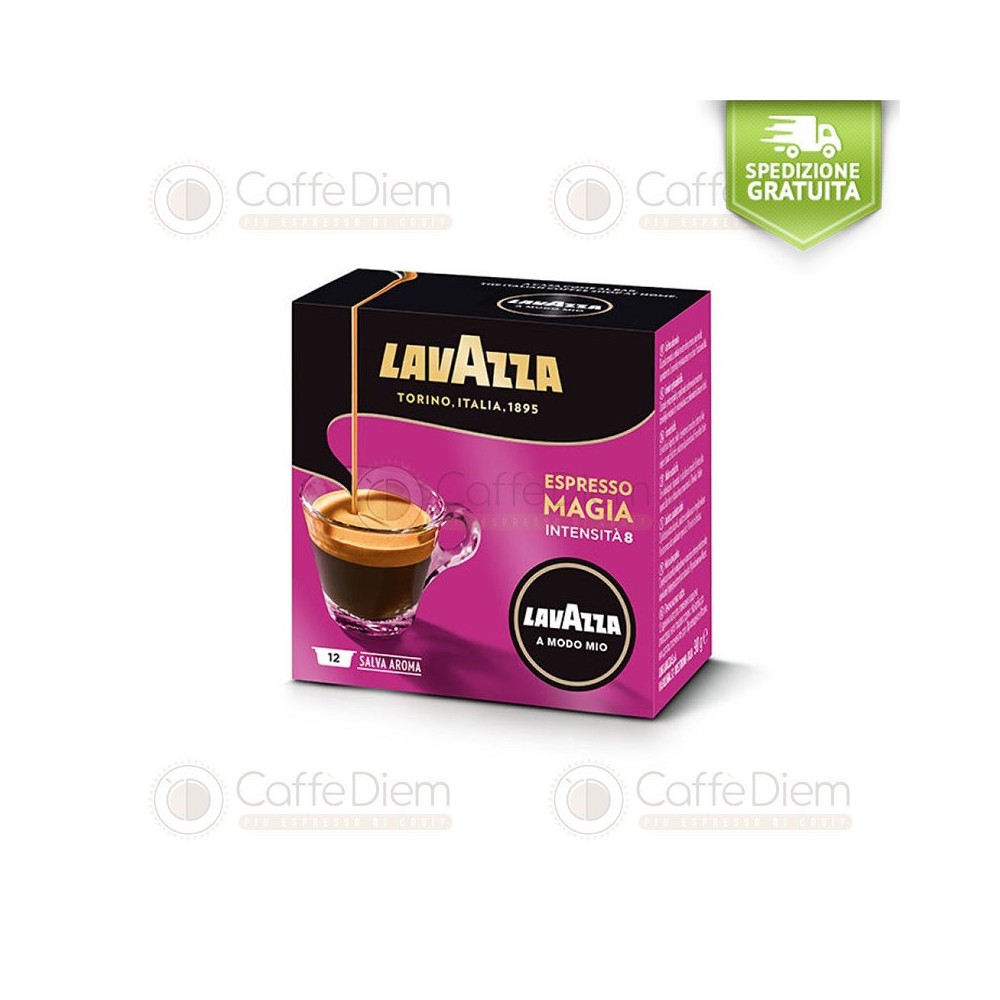 Original Lavazza A Modo Mio Magia Box of 12 Espresso Capsules | Caffè Diem