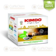 Cialde Kimbo 300 Miscela AMALFI 100% Arabica