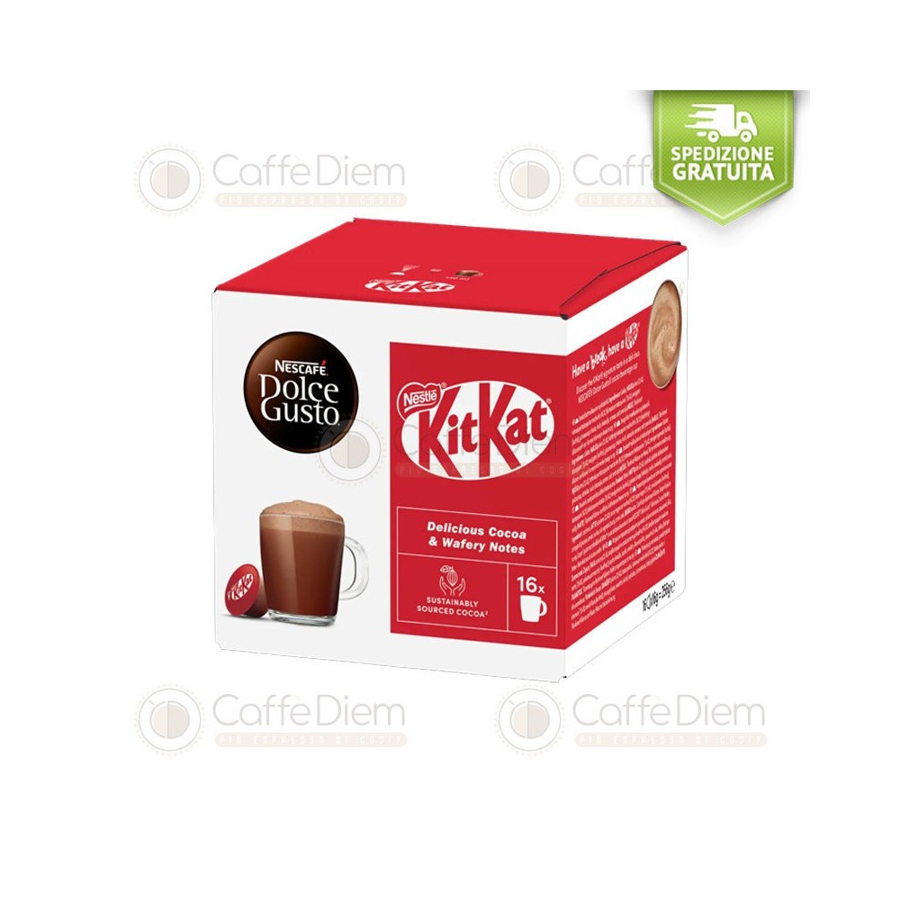 Nescafé Dolce Gusto Kitkat- 3 Pack of 16 Coffee Capsules
