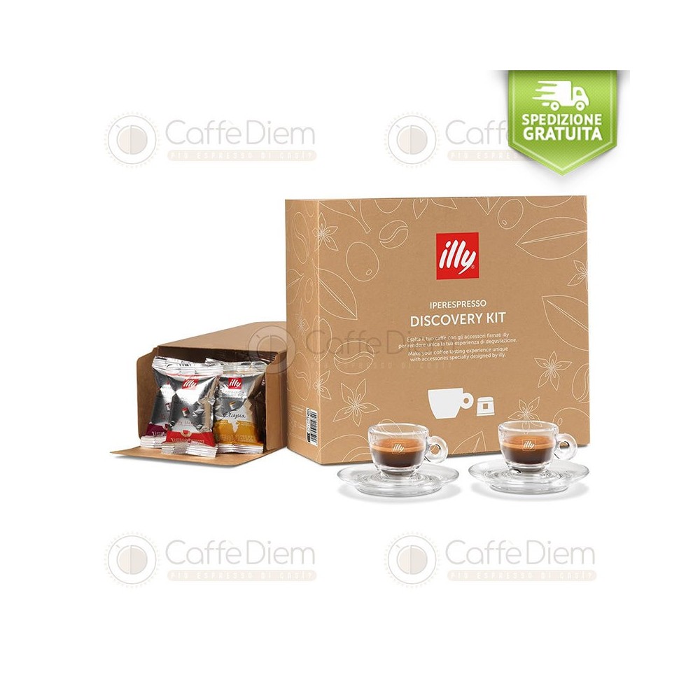 illy Tazzine e Piattini in Vetro - Discovery Kit iperespresso