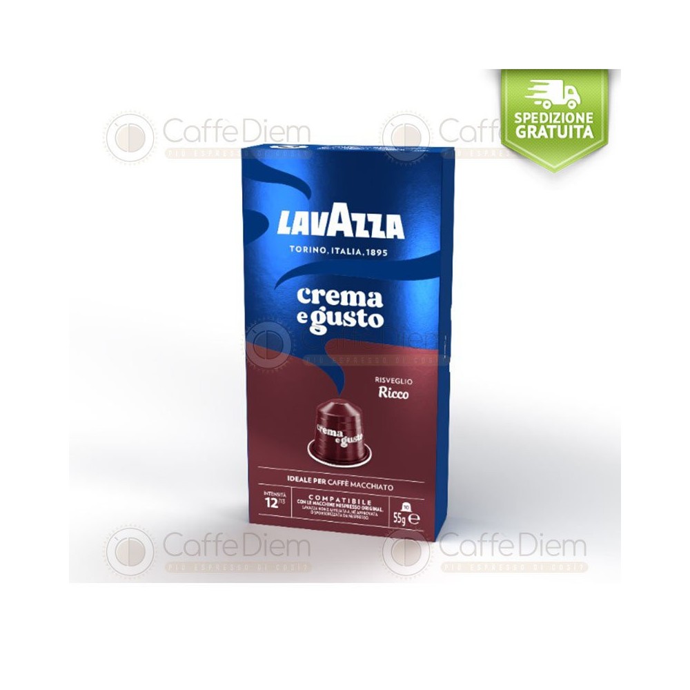 Capsule Lavazza compatibili Nespresso Crema e Gusto RICCO