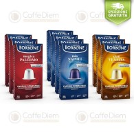Borbone Nespresso Tasting Kit - Box Of 100 Coffee aluminum Capsules Compatibles with Nespresso Coffee Machine