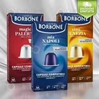 Borbone Nespresso Tasting Kit - Box Of 100 Coffee aluminum Capsules Compatibles with Nespresso Coffee Machine