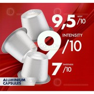 Borbone Nespresso PALERMO - Box Of 100 Coffee aluminum Capsules Compatibles with Nespresso Coffee Machine