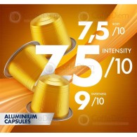 Borbone Nespresso PALERMO - Box Of 100 Coffee aluminum Capsules Compatibles with Nespresso Coffee Machine