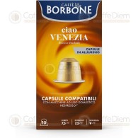 Borbone Nespresso PALERMO - Box Of 100 Coffee aluminum Capsules Compatibles with Nespresso Coffee Machine
